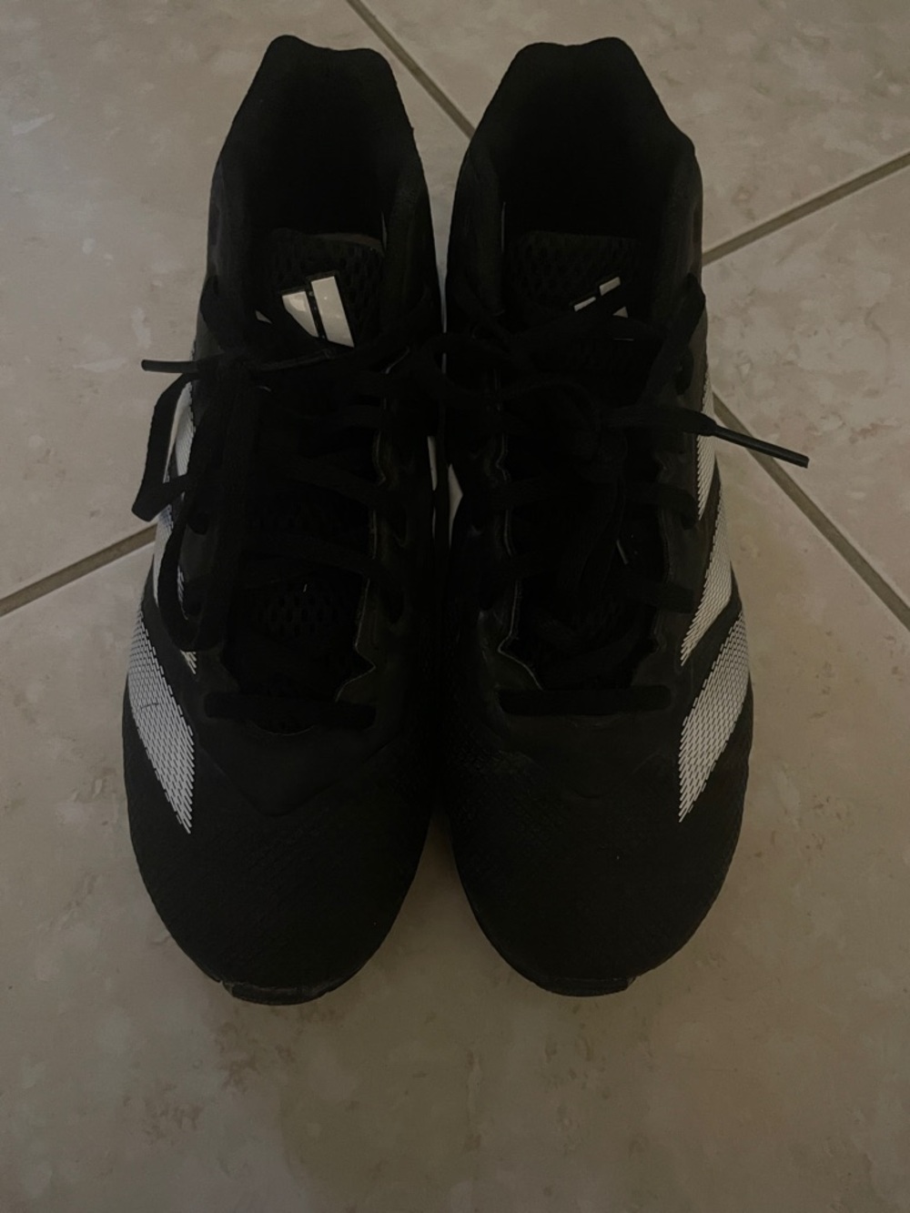 adidas Black and White Soccer Cleats